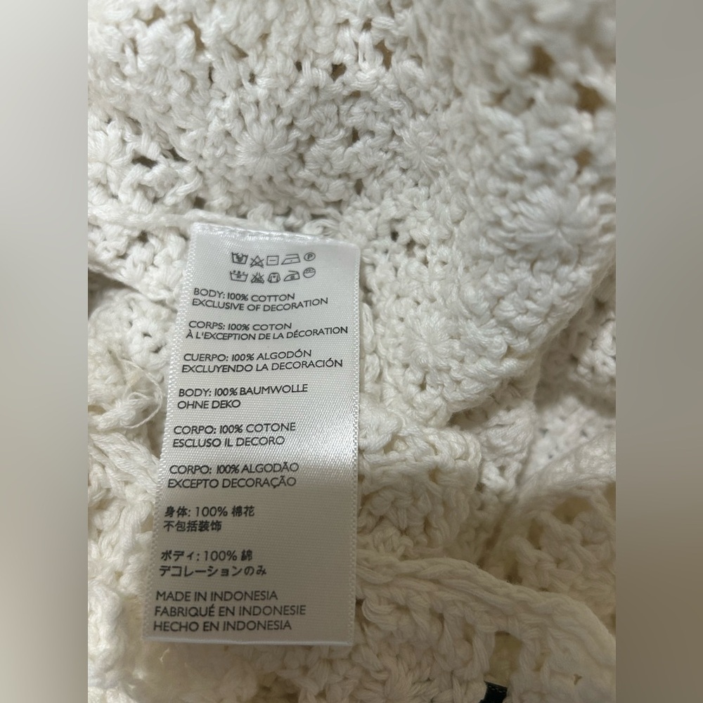 Cleobella Ivory Crochet Halter Romper - Picture 3 of 6